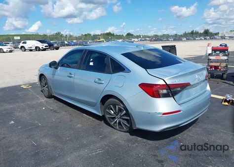 2022 Honda Civic Ex from USA, damaged, VIN 2HGFE1F74NH309495